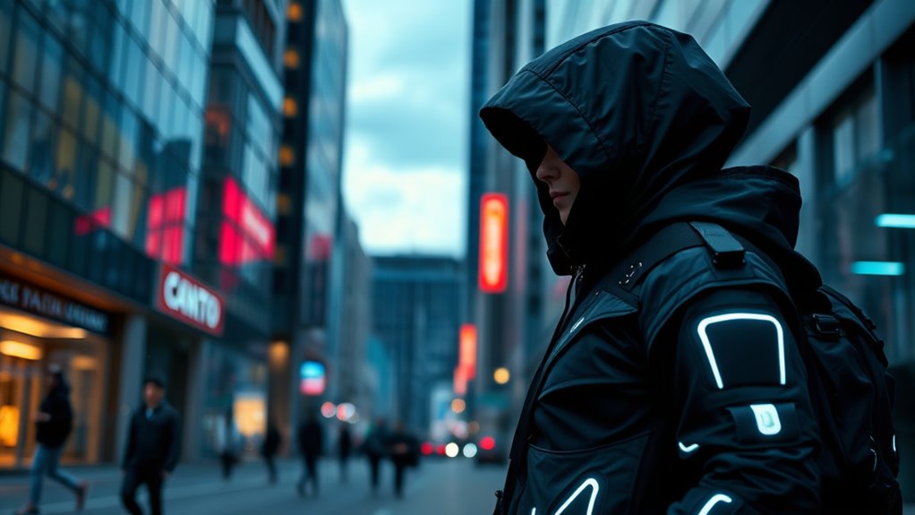 futuristic sustainable urban apparel