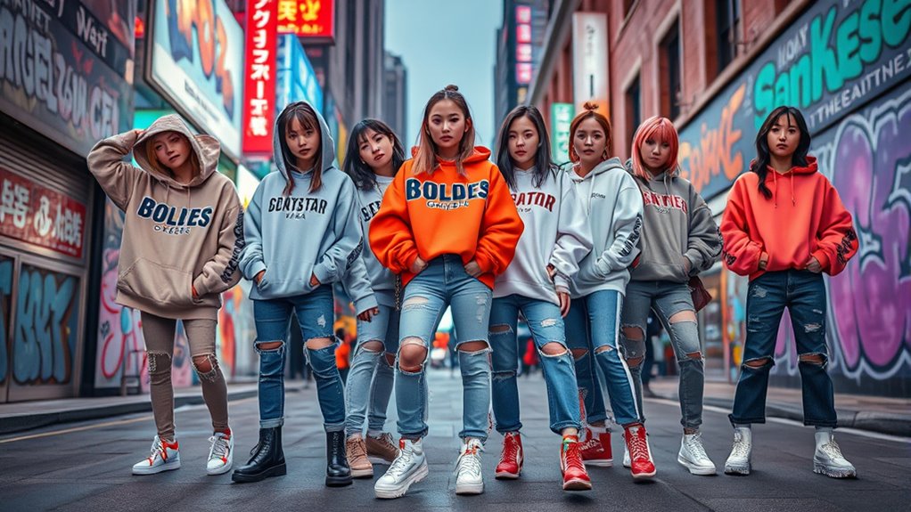 k pop influences streetwear