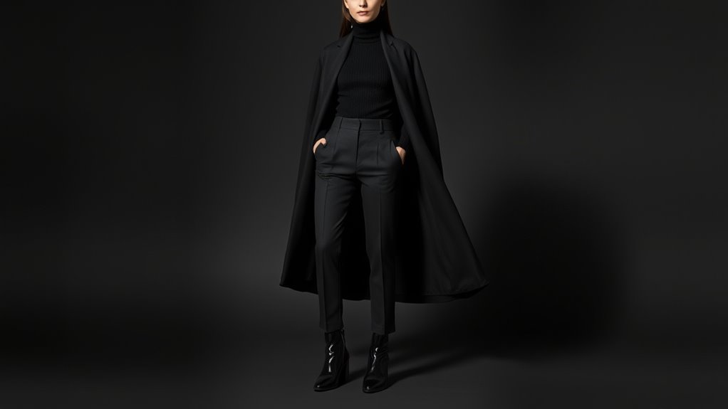 monochrome style emphasizes color coordination