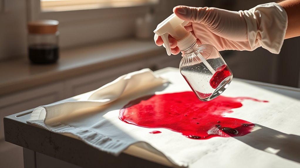 red wine stain removal techniques