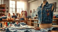 revamp old denim style