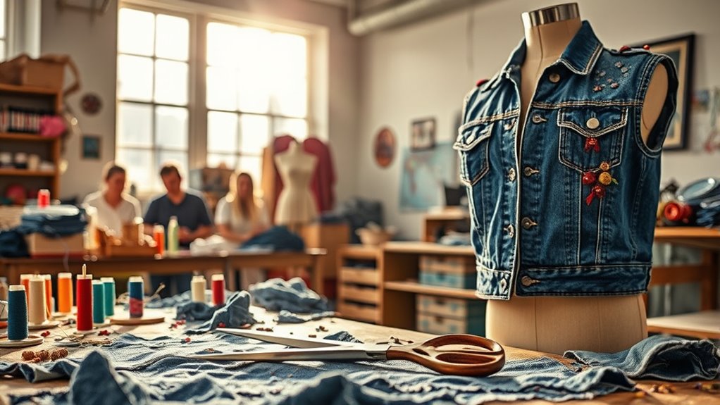 revamp old denim style