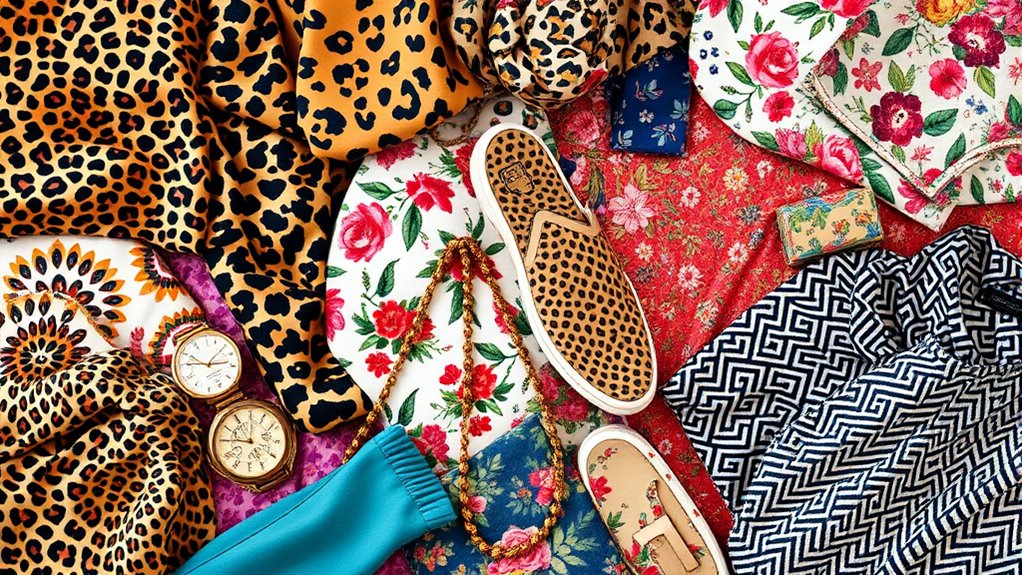 stylish coordinated prints