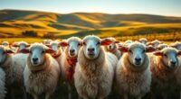 stylish ethical happy sheep