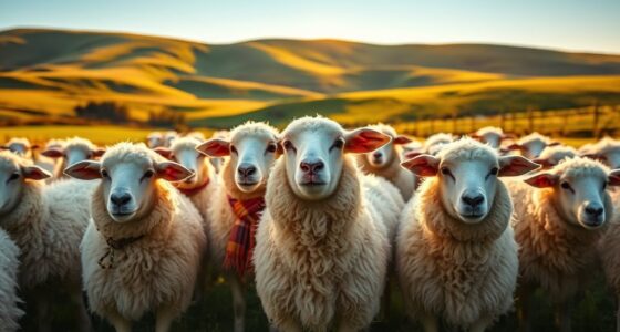 stylish ethical happy sheep