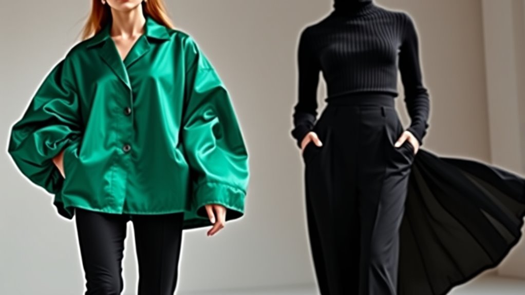 balance proportions through accessories