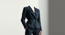 bold geometric tailored fashion