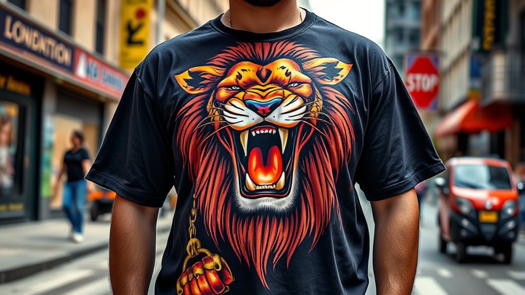 bold oversized print fashion