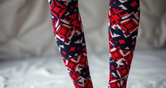 bold patterned hosiery