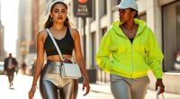 celebrities mix sporty chic