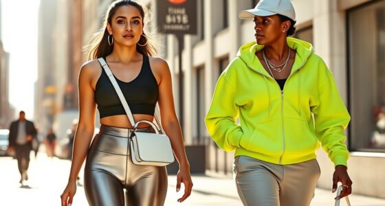 celebrities mix sporty chic