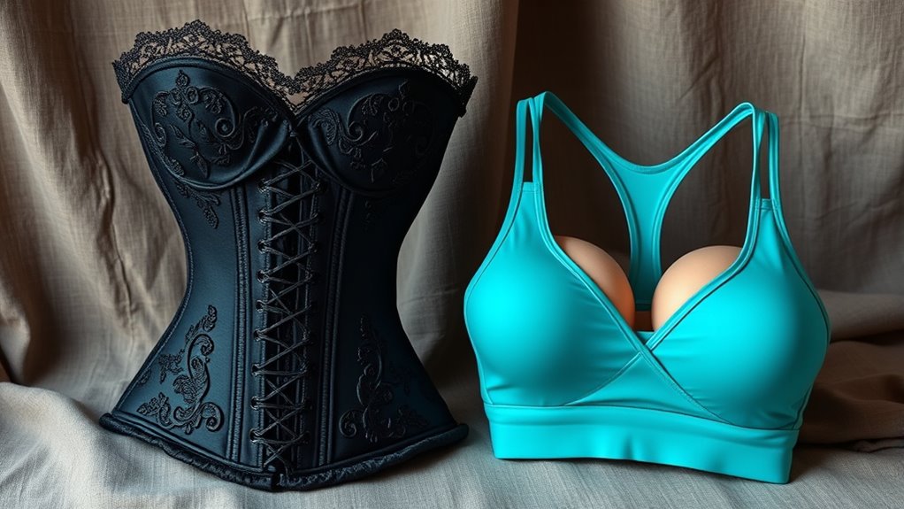 corset evolution and materials