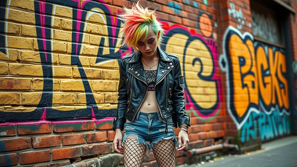 diy punk rebellious style