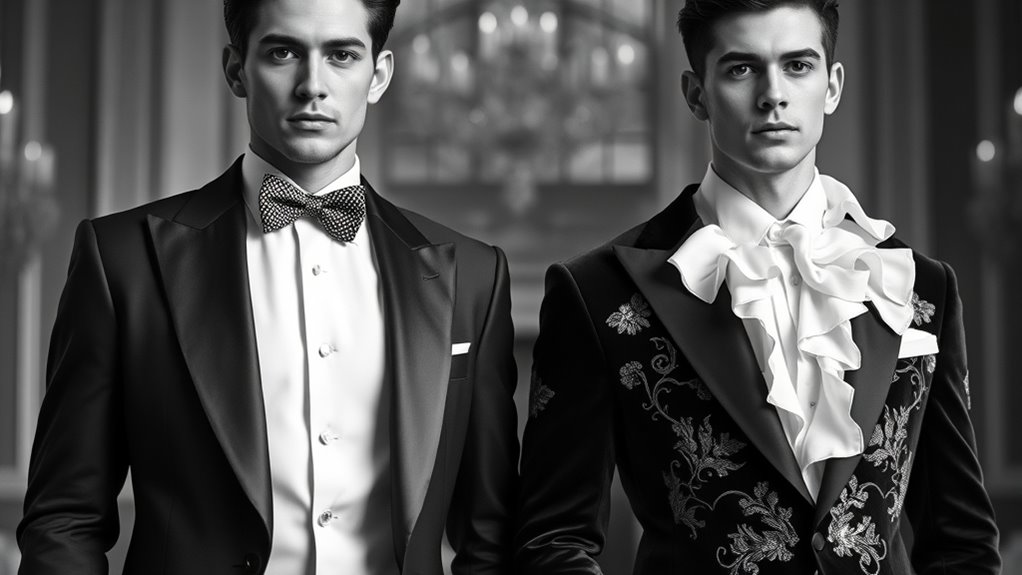 elegant tuxedo fashion statements