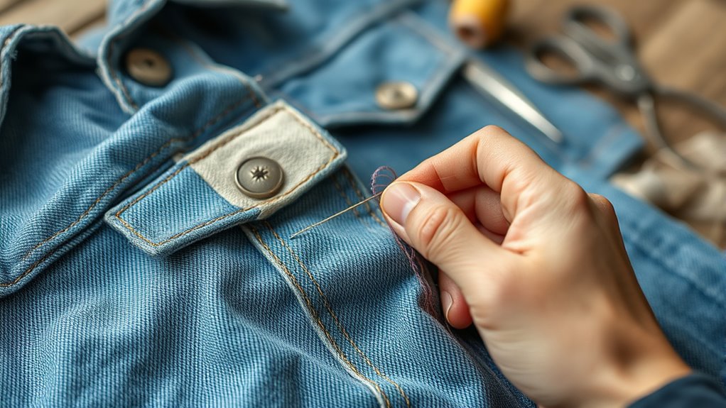 extend clothing lifespan through repairs