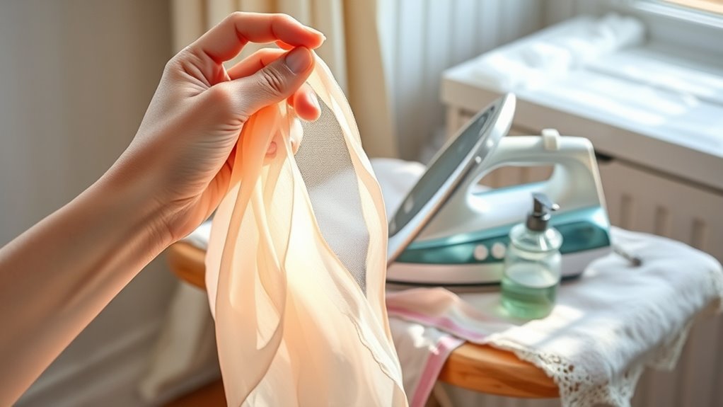 handle delicate fabrics gently