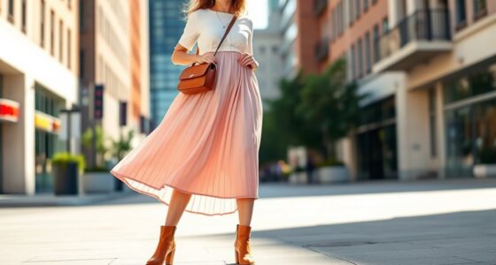 mid length skirts styling tips