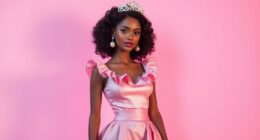 pink ruffles and influencer styles