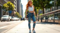 retro denim fashion revival
