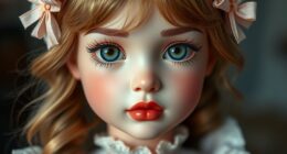 sweet doll like appearance