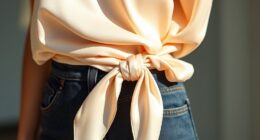 tucking knotting cropping techniques