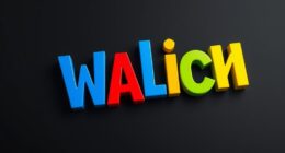 vibrant eye catching typography