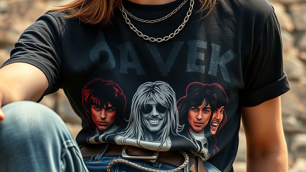 vintage music icon apparel