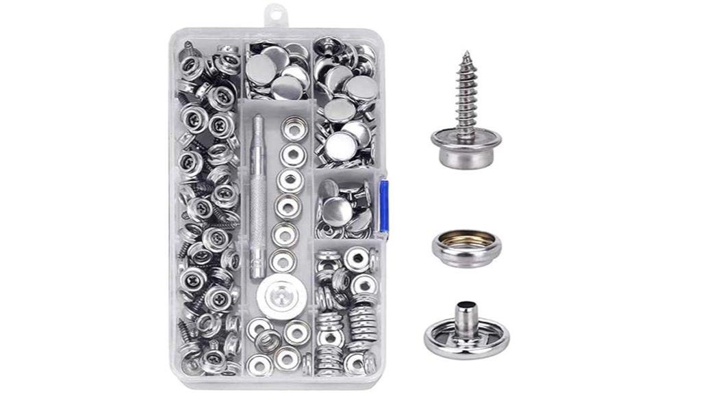 150 piece canvas snap kit