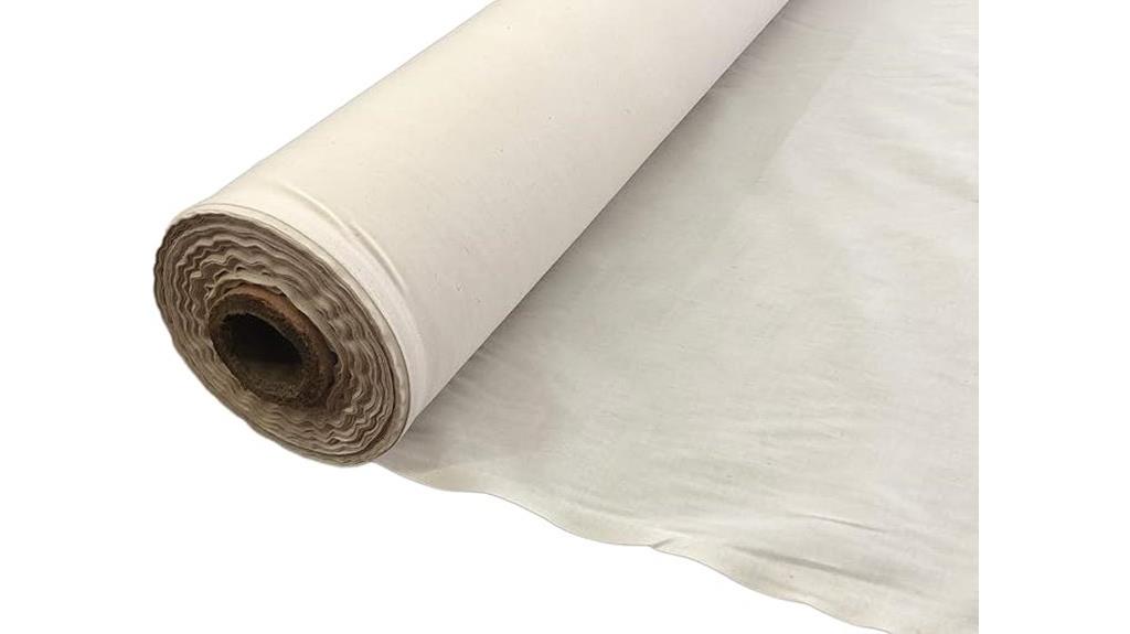 60 inch natural muslin fabric