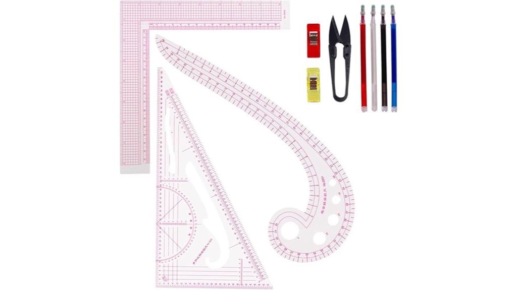 acrylic tailor sewing ruler