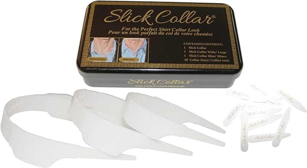 adjustable collar stay set