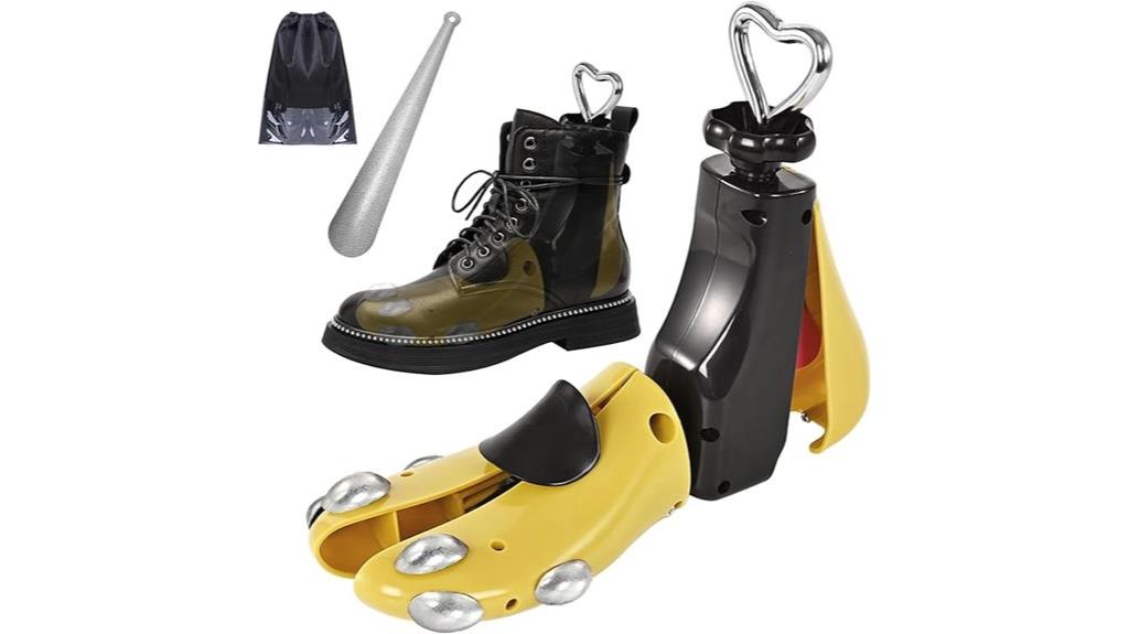 adjustable shoe fitting tool