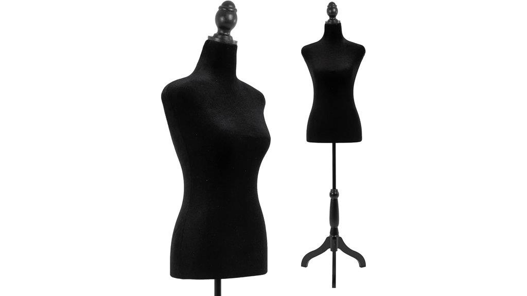 adjustable tripod dress form