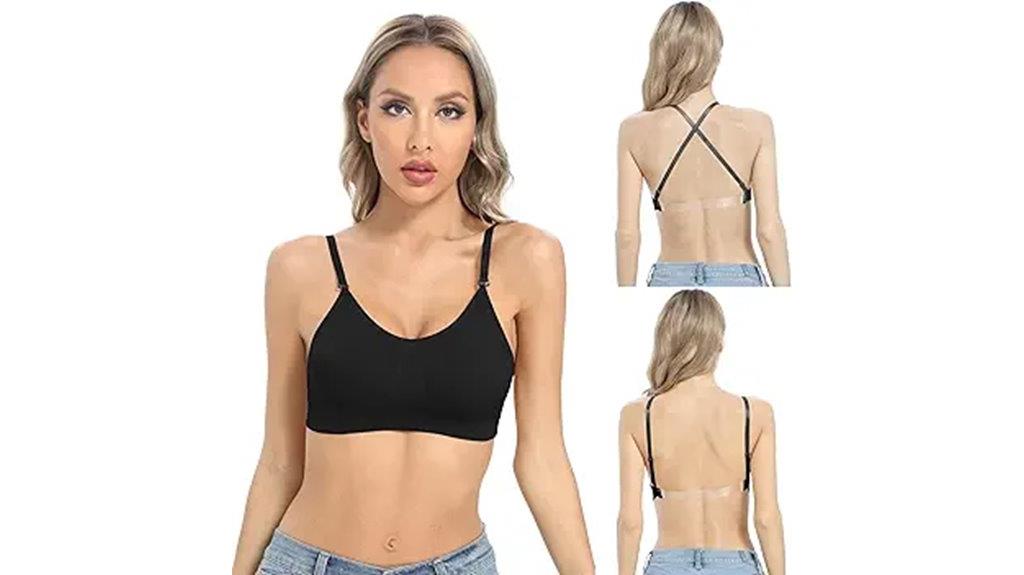 backless clear convertible bra