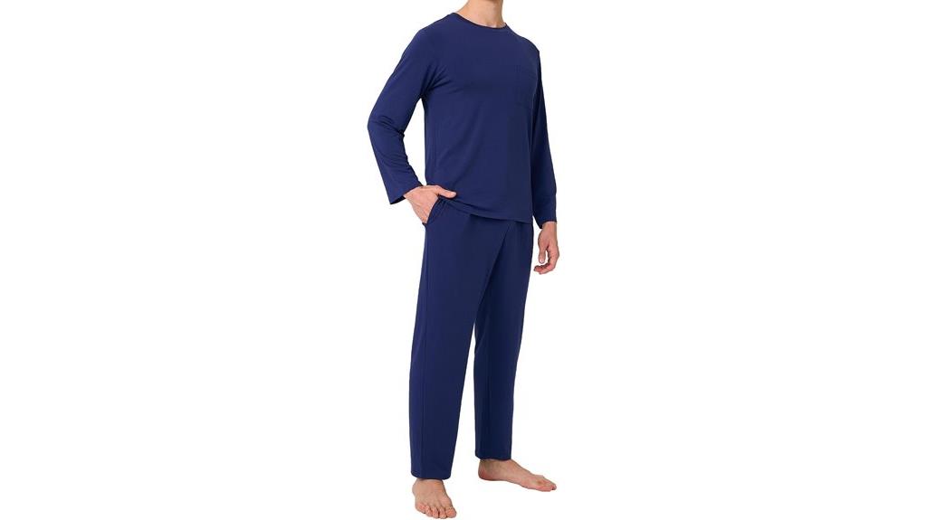 bamboo pajama set with pockets