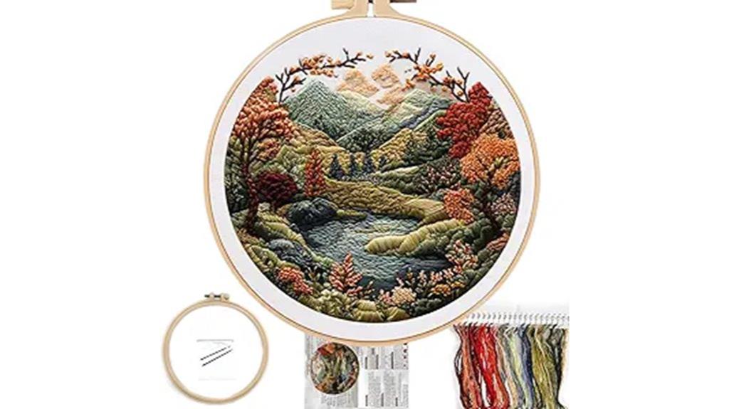 beginner embroidery kit included