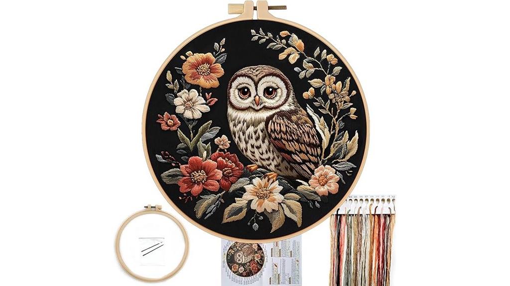 beginner embroidery kit included