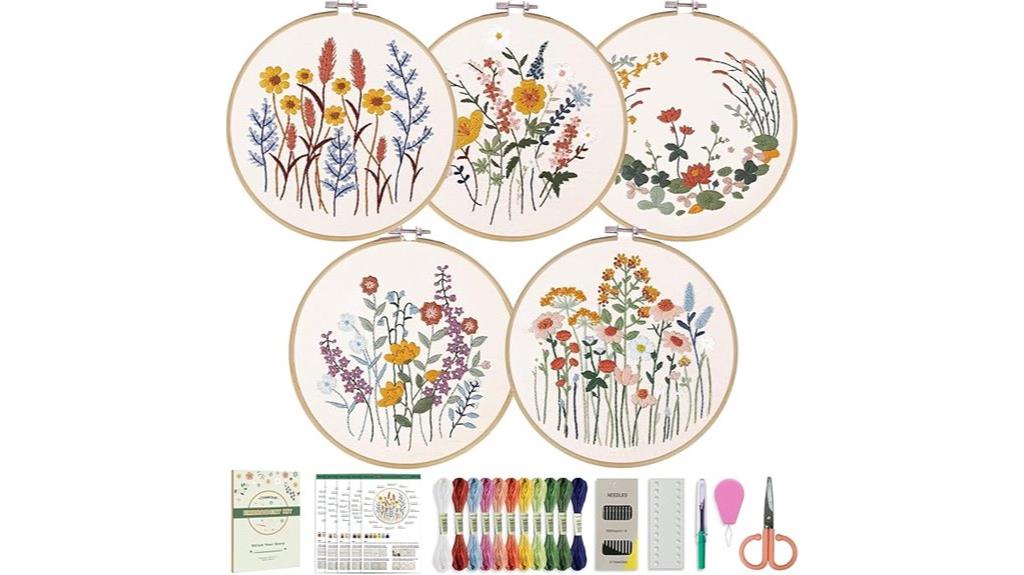 beginner embroidery kit set