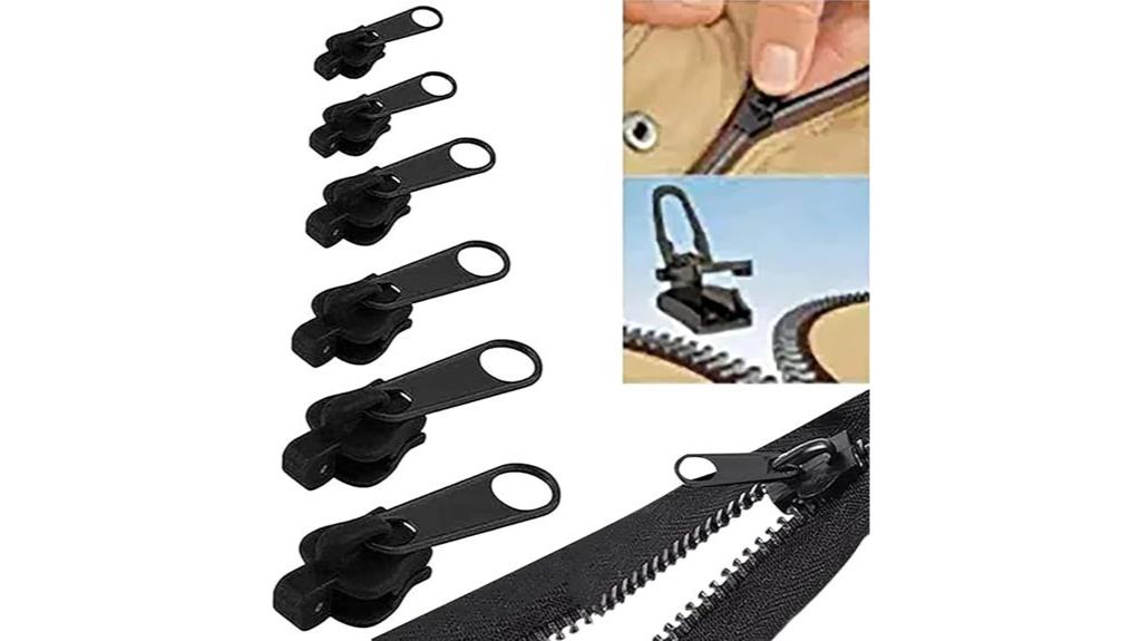 black zipper pull repair kit