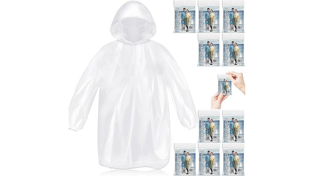 bulk adult rain ponchos
