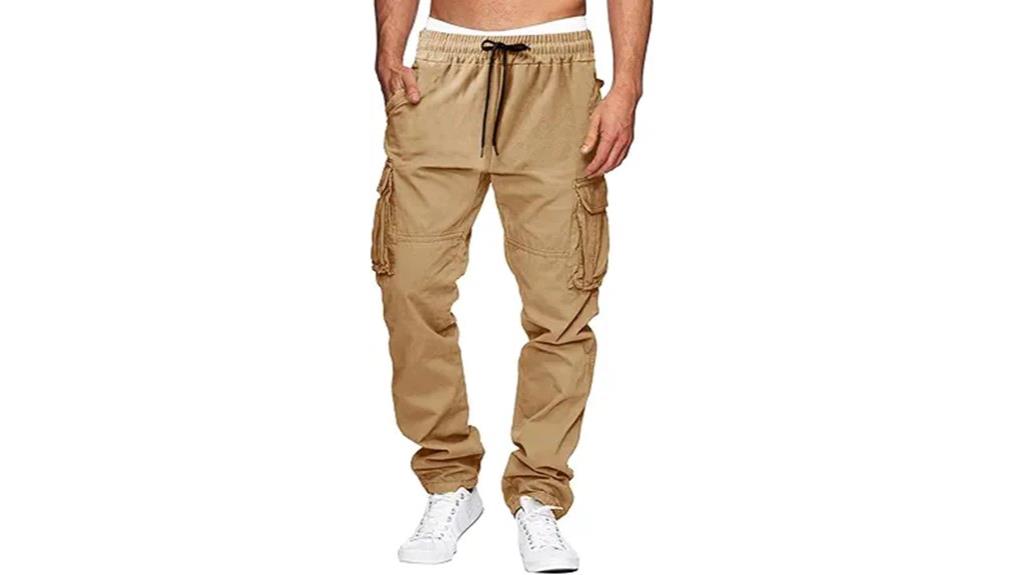 casual cotton multi pocket pants