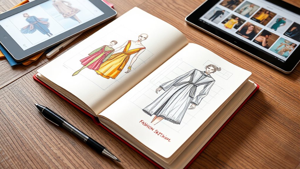 choosing creative sketchbook features