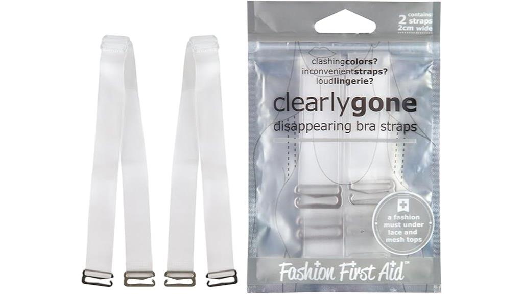 clear adjustable bra straps