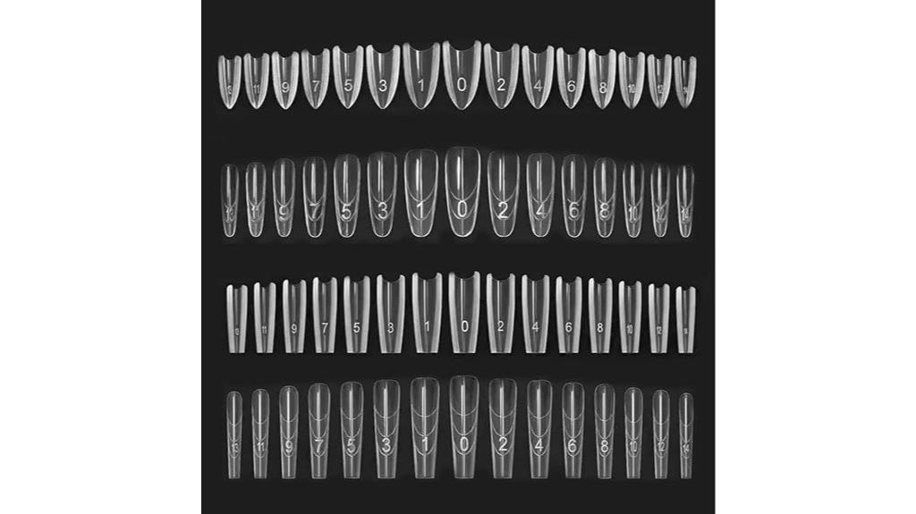 clear nail extension forms