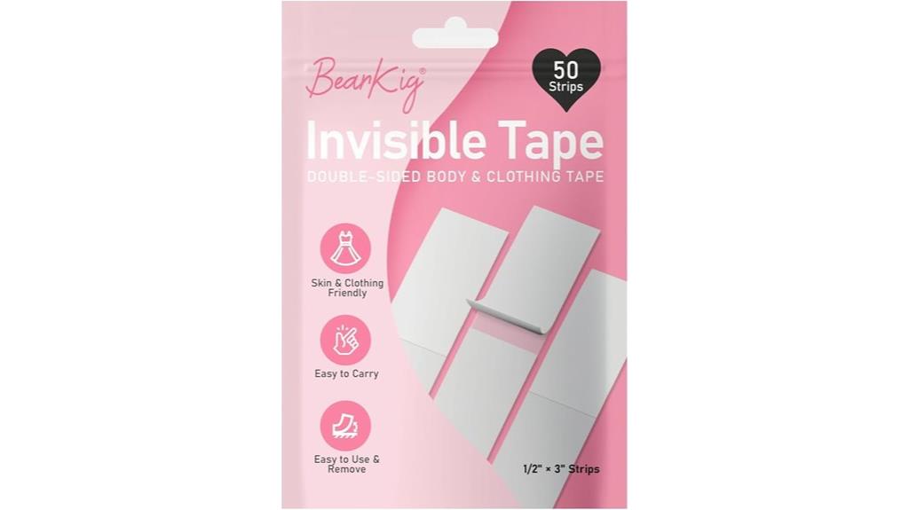 clothes and skin adhesive