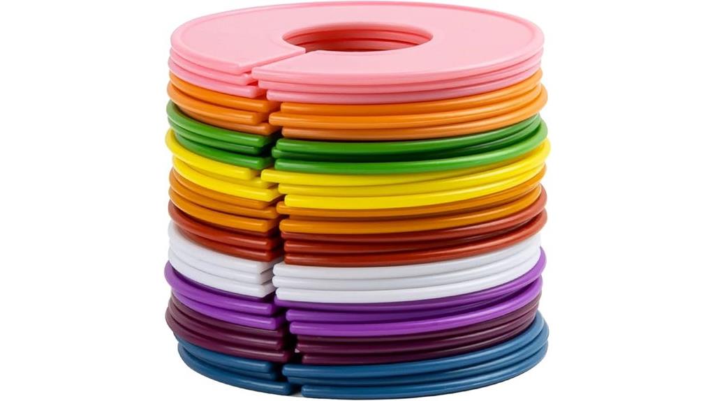 clothes closet divider set