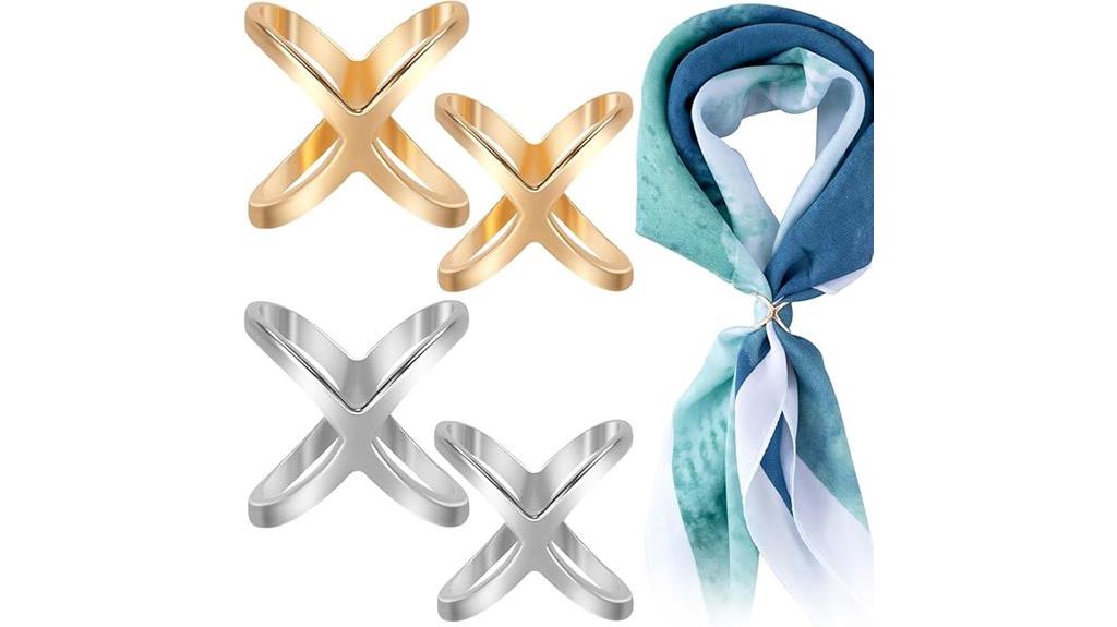 clothing decoration scarf clips