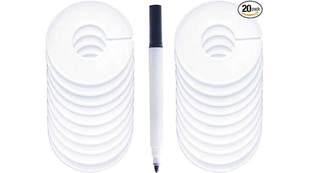 clothing rack divider set