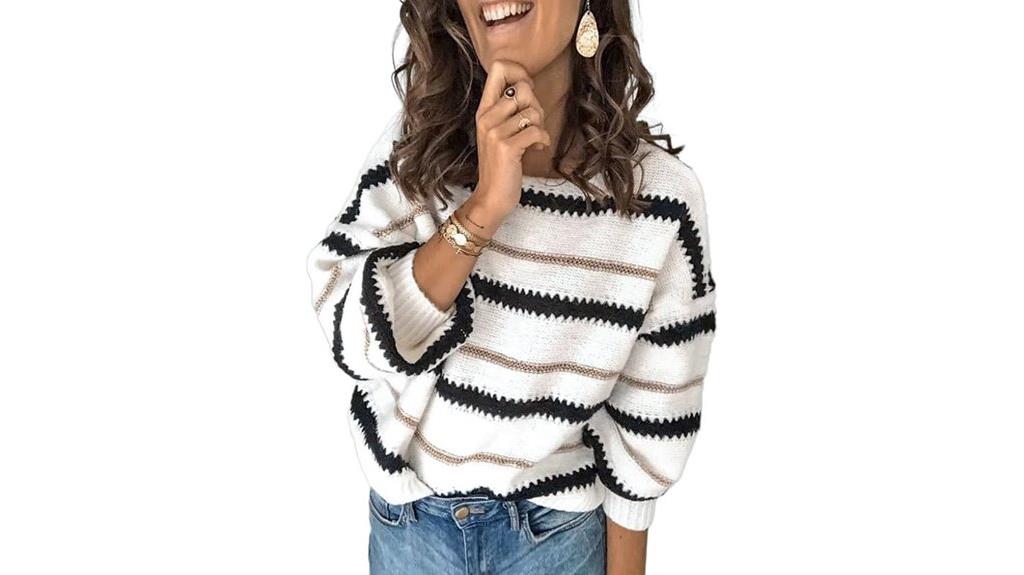 color block sweater for women