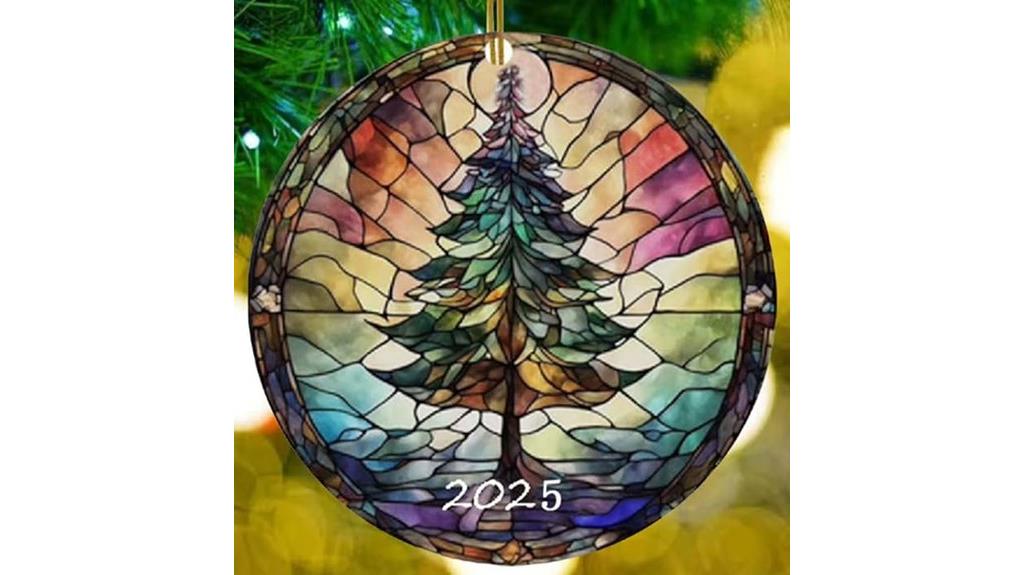 colorful glass christmas ornaments